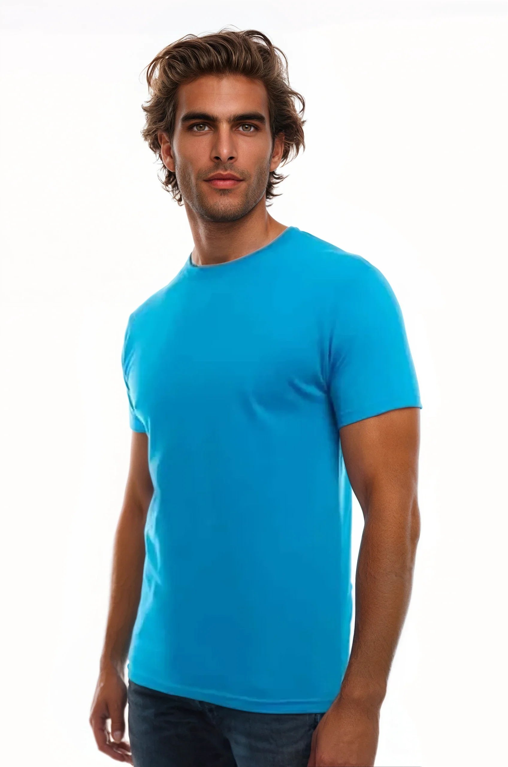 Cotton Perfection Crew 3100 - dark Colors